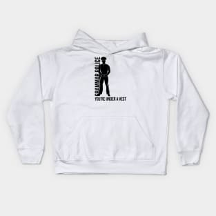 Grammar Enforcer Tee - Style with a Side of Syntax Kids Hoodie